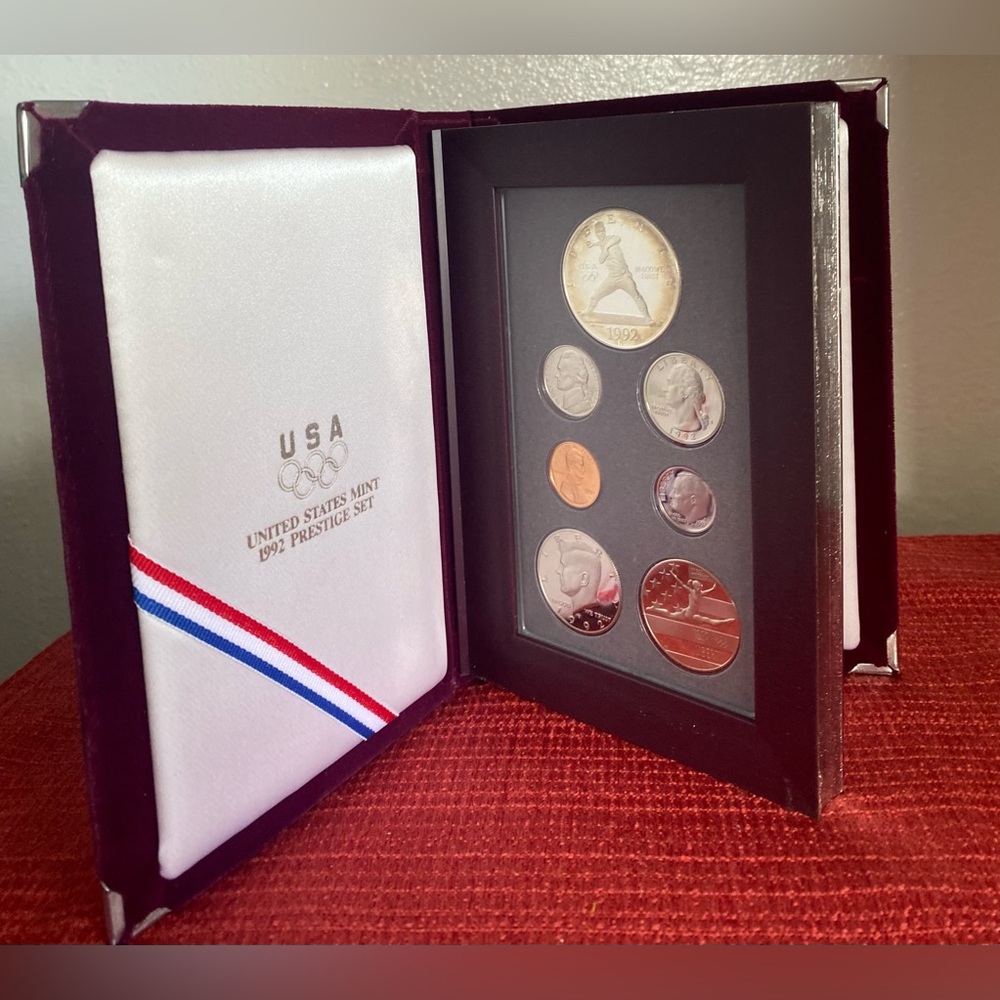 1992 US MINT OLYMPIC COIN SET - Picture 8 of 16